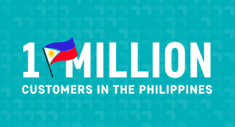 Celebrating 1 million customers in the Philippines!