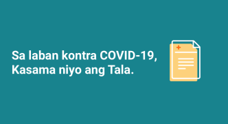 Sa laban kontra COVID-19, kasama niyo ang Tala.